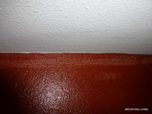 condensation is never kind to paint, not even ugly red paint